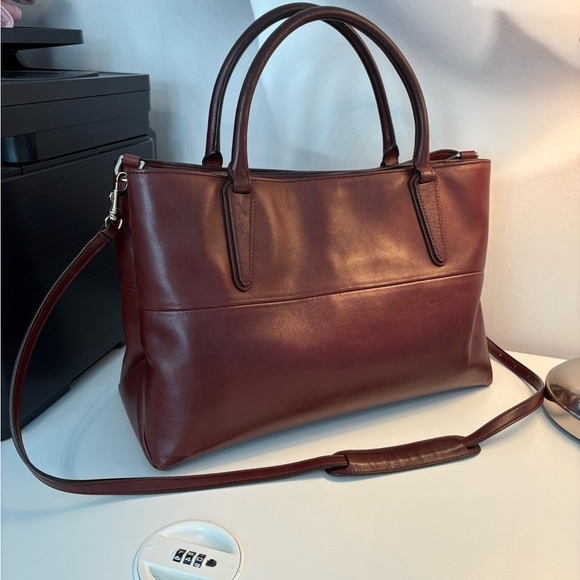 Coach Burgundy Satchel - Picture 2 of 11